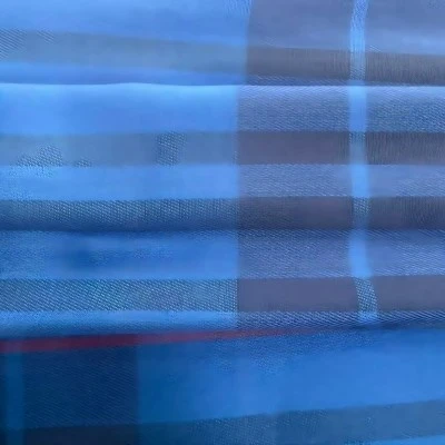 Yarn Dyed Cotton Rayon Shirt Fabric factory